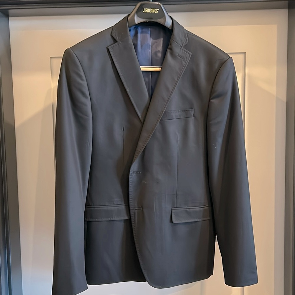 Zara man blazer sport coat black men’s 46 XL